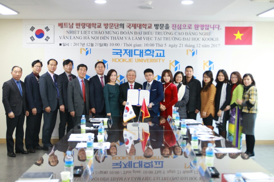 Ký kết thỏa thuận hợp tác với Đại học Kookje - Hàn Quốc 05
